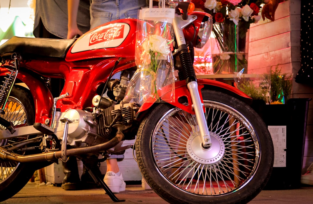a-red-motorcycle-with-a-bouquet-of-flowers-on-the-back-goryovxan5c
